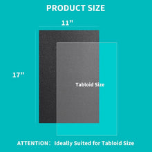 Load image into Gallery viewer, Professional Binding Covers Set: 50 Clear PVC &amp; 50 Sand-Textured, 11 x 17 in
