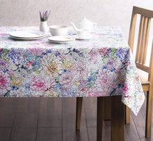 Load image into Gallery viewer, Versatile Reusable 100% Cotton Floral Tablecloth 70 x 120 for Every Occasion