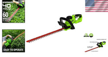Load image into Gallery viewer, Professional 40V Cordless Hedge Trimmer with Steel Blades - Easy Maneuverability