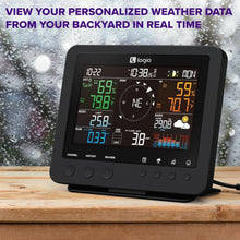 Load image into Gallery viewer, Advanced 7-in-1 Weather Station: Indoor/Outdoor Sensor with Forecast Alerts