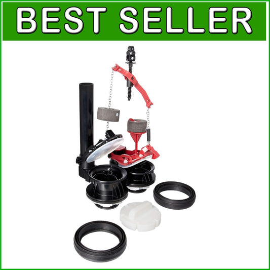 Flush Valve Assembly for Vormax Toilets - Includes Dual Flappers & Teeter Bar