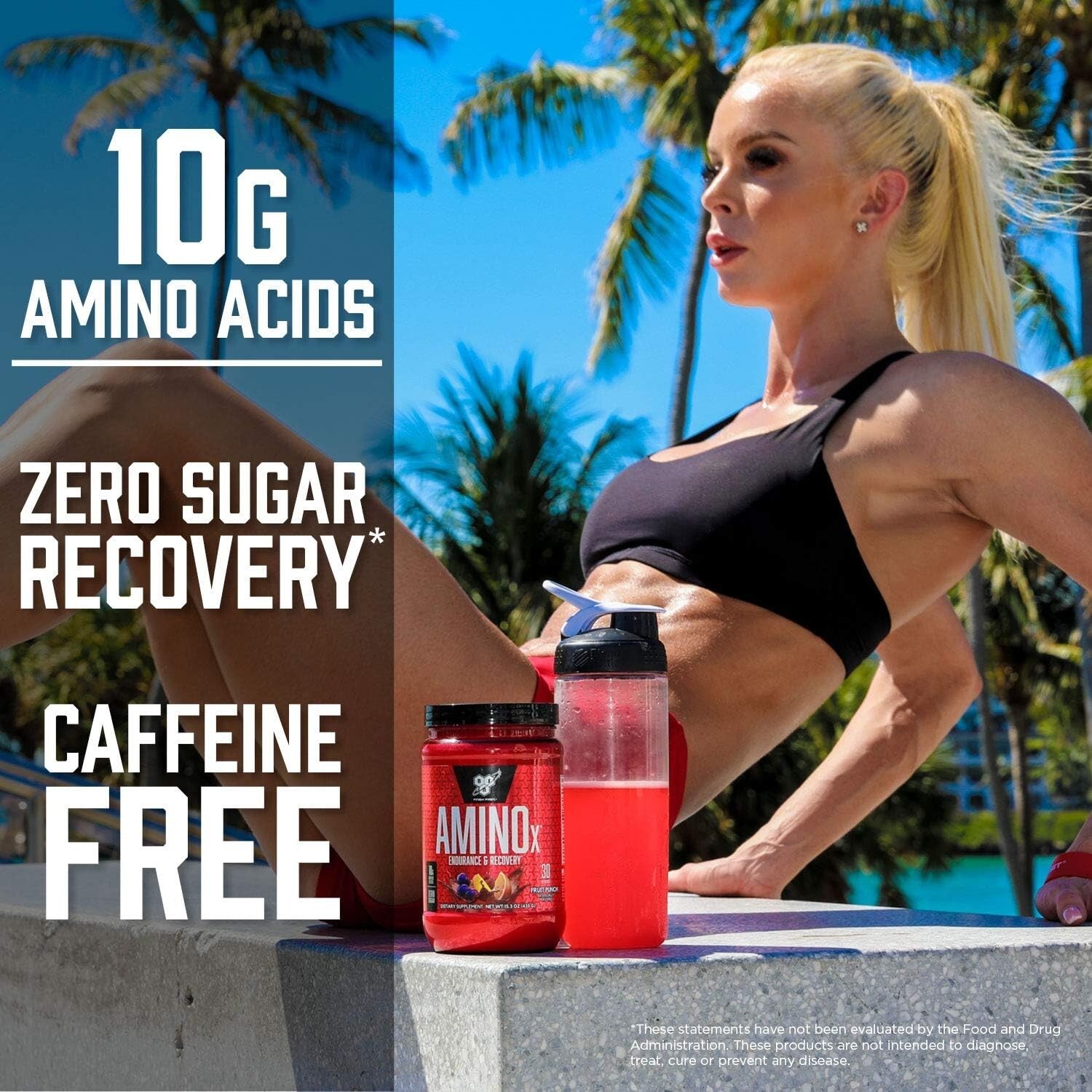 10g Amino Acids Per Serving - Caffeine Free Muscle Recovery Powder, 70 Servings