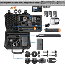 Load image into Gallery viewer, Spacious Waterproof Case for DJI Osmo Action Cameras - 14 Compartment Design