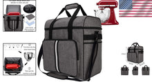 Load image into Gallery viewer, Ergonomic Kitchen Mixer Carrying Bag - Fits 6-8 Quart Mixers with Pockets