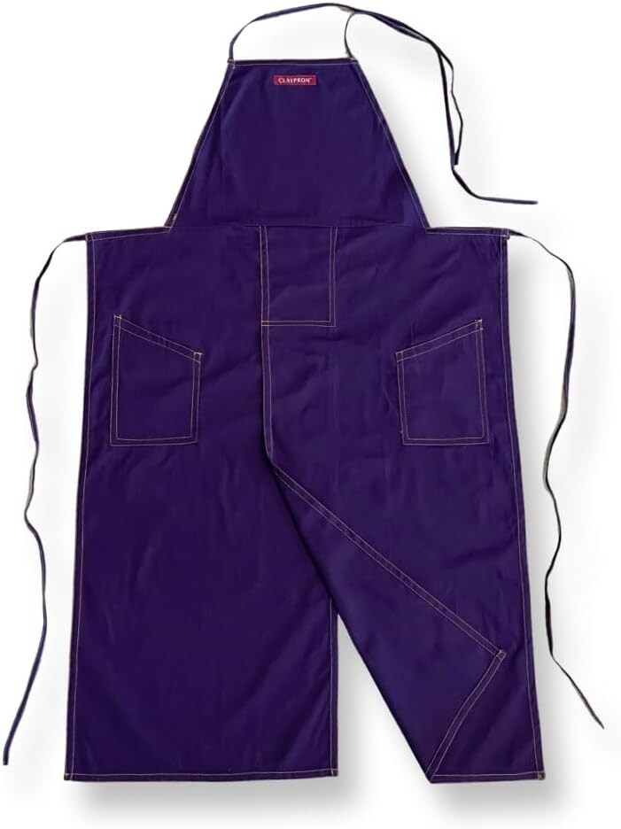 DEEP Cotton Apron - Adjustable, Durable Apron for Ceramic Artists & Chefs