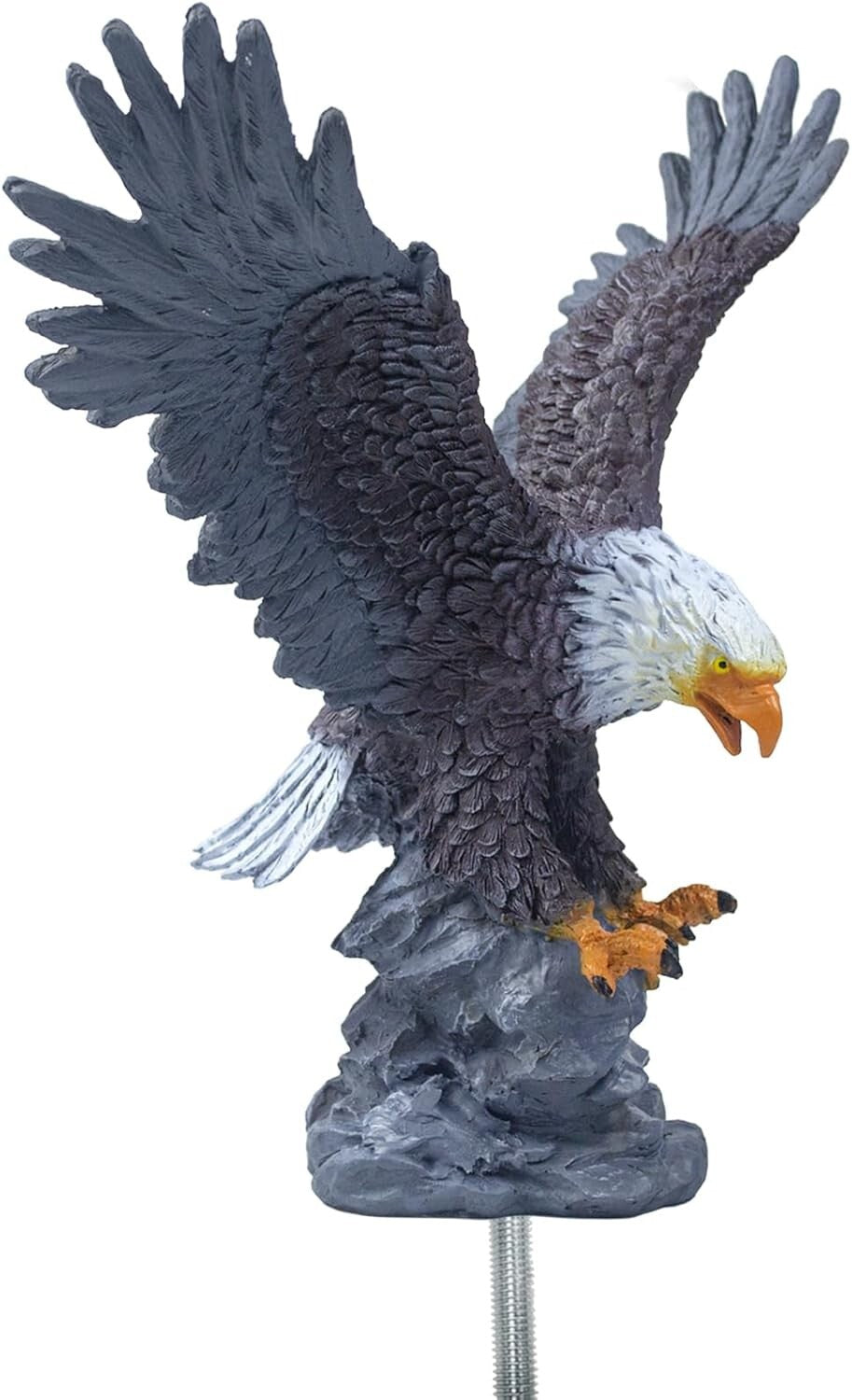 Lifelike Eagle Flagpole Finial - Weather-Resistant and Perfect for Indoor Decor