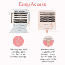 Load image into Gallery viewer, Instant Salon-Quality Pre-Glued Faux Lashes – Lasting Comfort for Any Event