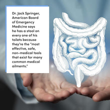 Load image into Gallery viewer, Elevated Ergonomic Toilet Stool – 9 Inches of Style for Better Bowel Health