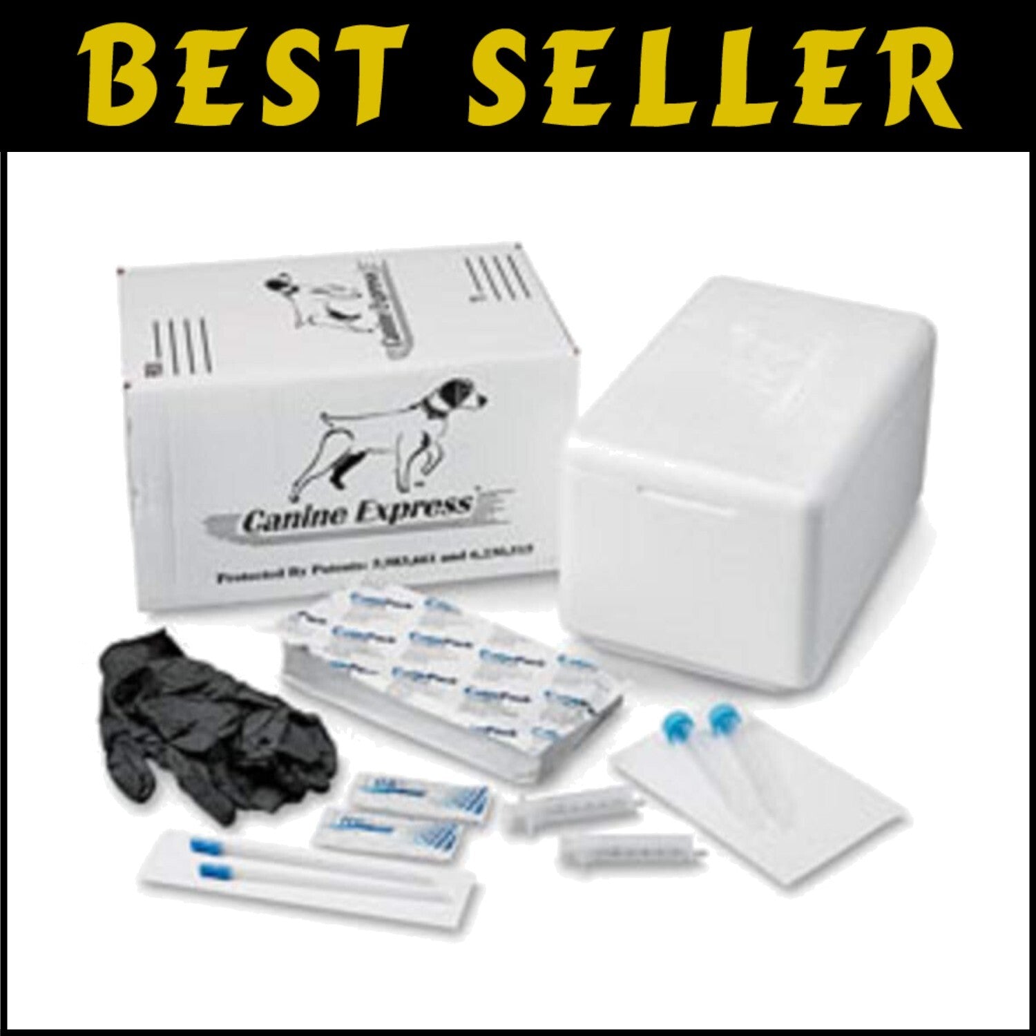 Professional Disposable Semen Transport for Dogs - Includes Gloves and Coolant