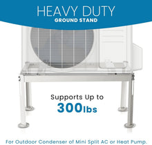 Load image into Gallery viewer, Weather-Resistant Condenser Stand for Mini Split AC – Easy Installation Included