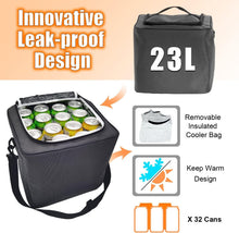 Load image into Gallery viewer, 4-in-1 Car Trunk Organizer with Leakproof Cooler Bag - Durable &amp; Adjustable