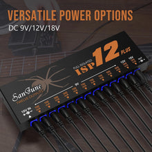 Load image into Gallery viewer, Noise-Free Guitar Pedal Power Supply with LED Indicators - 12 Isolated Outputs
