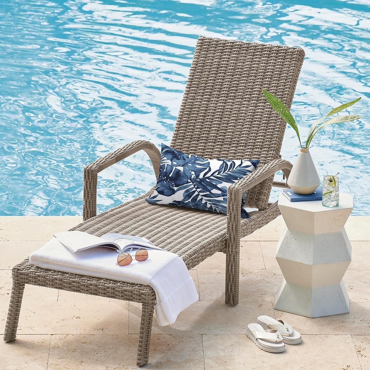 Elegant 12x20 in Waterproof Lumbar Pillows for Indoor and Outdoor Use - Set of 2