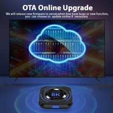 Load image into Gallery viewer, Powerful Android 12.0 TV Box with 8K Resolution, 4GB RAM, and Expandable Memory
