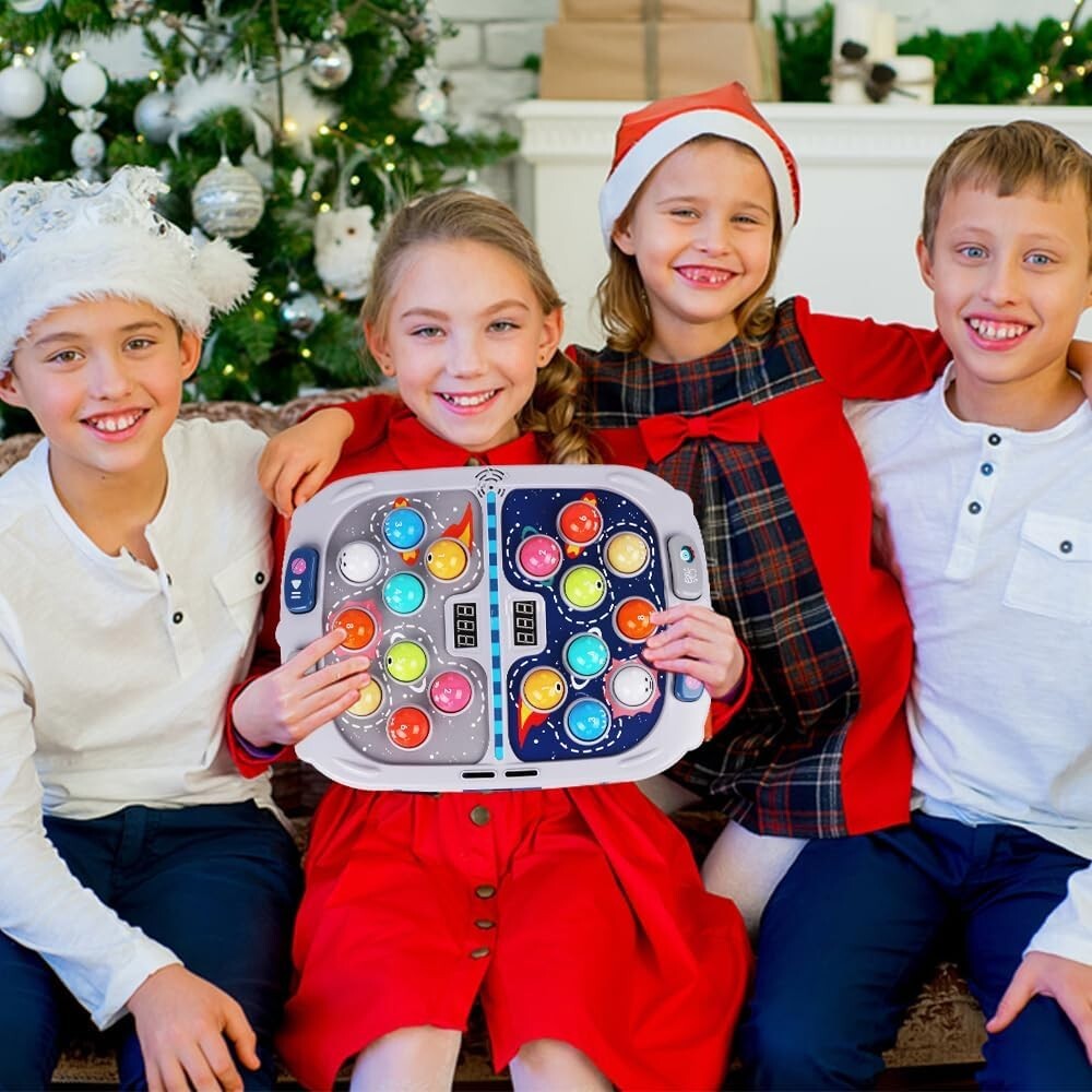 Safe and Sturdy Whack Mole Game with Sound & Light - Ideal for Young Children