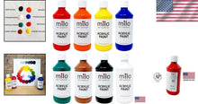 Load image into Gallery viewer, Versatile 8-Color Acrylic Paint Set - Safe for Kids and Perfect for Art Projects