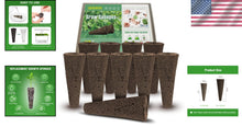 Load image into Gallery viewer, Biochar Cotton Hydroponic Seed Pods - 250 Pack for Effortless Germination