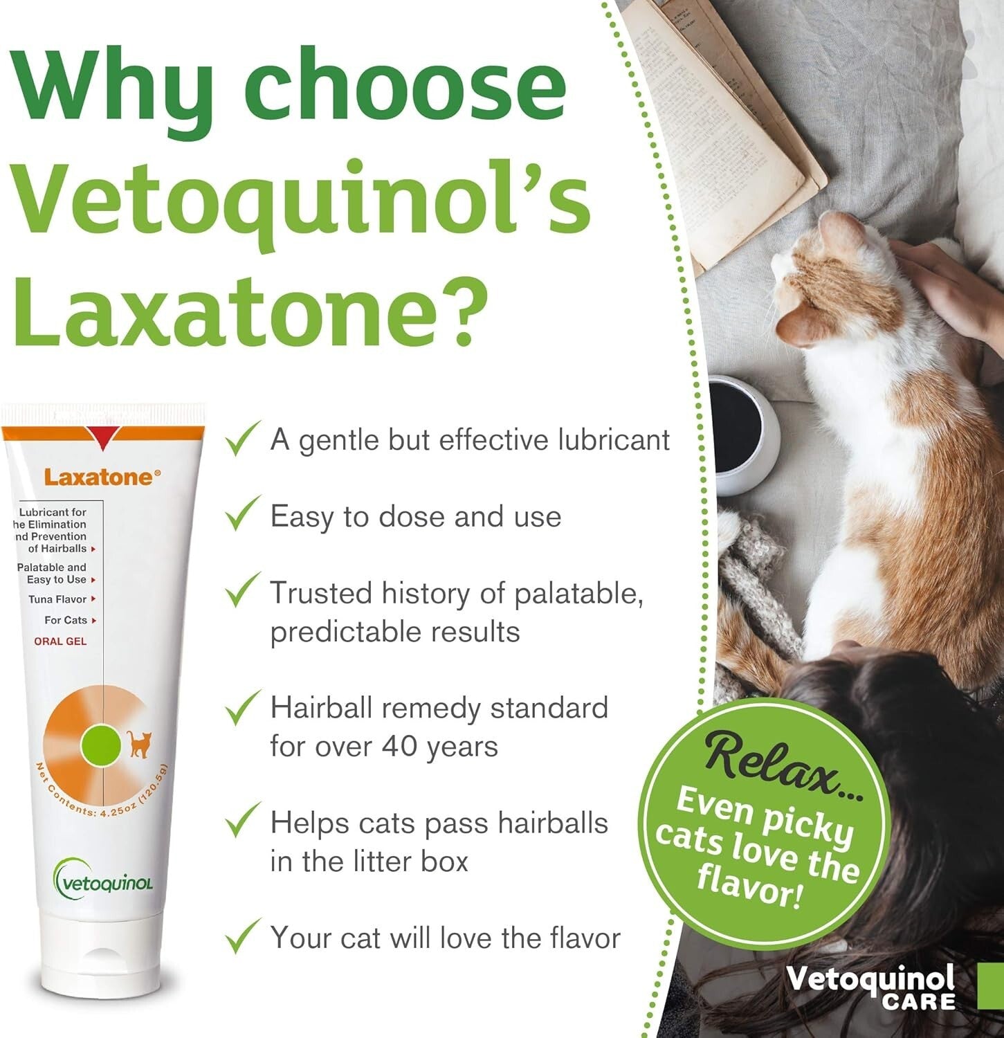 Laxatone 3-Pack Tuna-Flavored Hairball Relief Gel for Cats - 4.25 oz Each