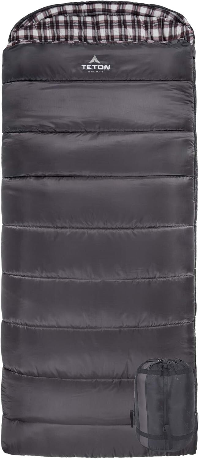 Overnight Comfort with Teton Celsius XXL -25°F Sleeping Bag & Compression Sack