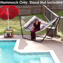 Load image into Gallery viewer, Mountainside Quilted Double Hammock with Spreader Bars - Lightweight &amp; Stylish