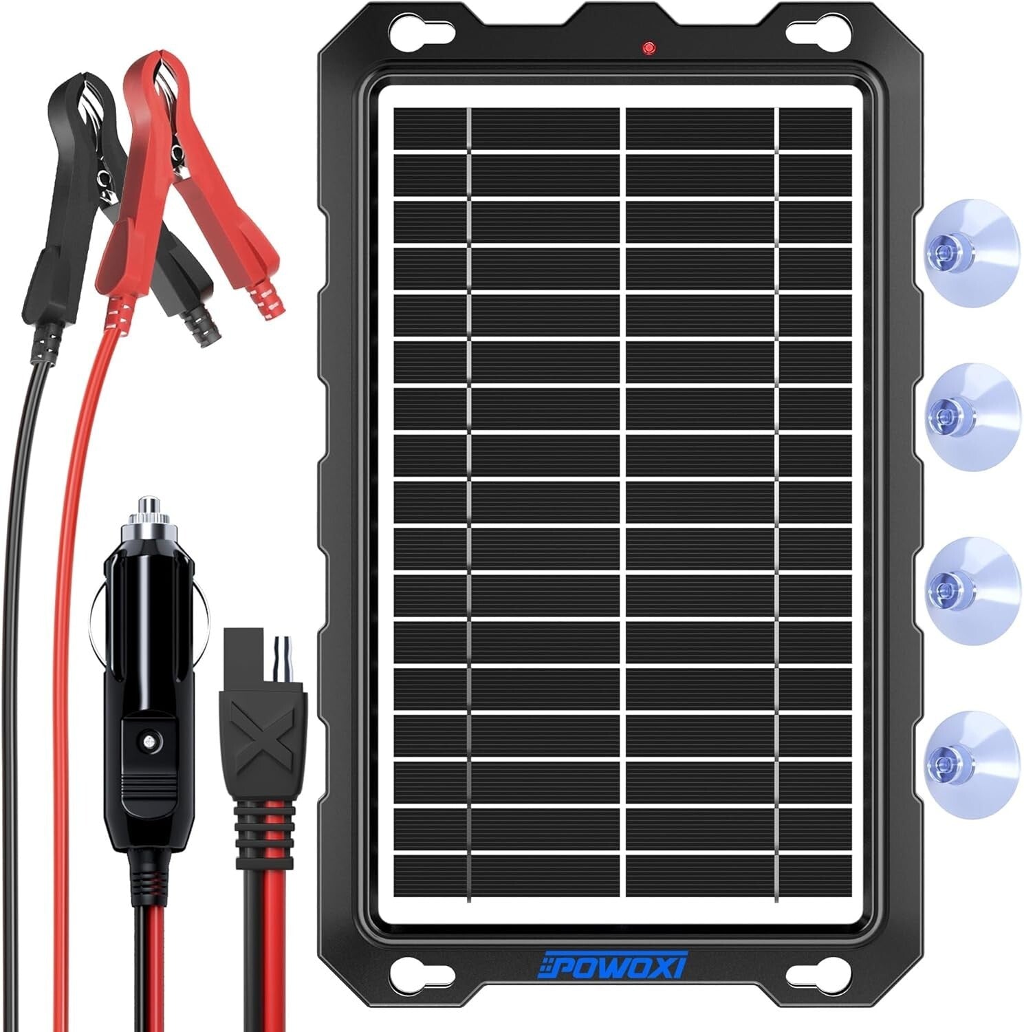 Eco-Friendly 9W Waterproof Solar Charger for 12V Power Systems - Easy Install