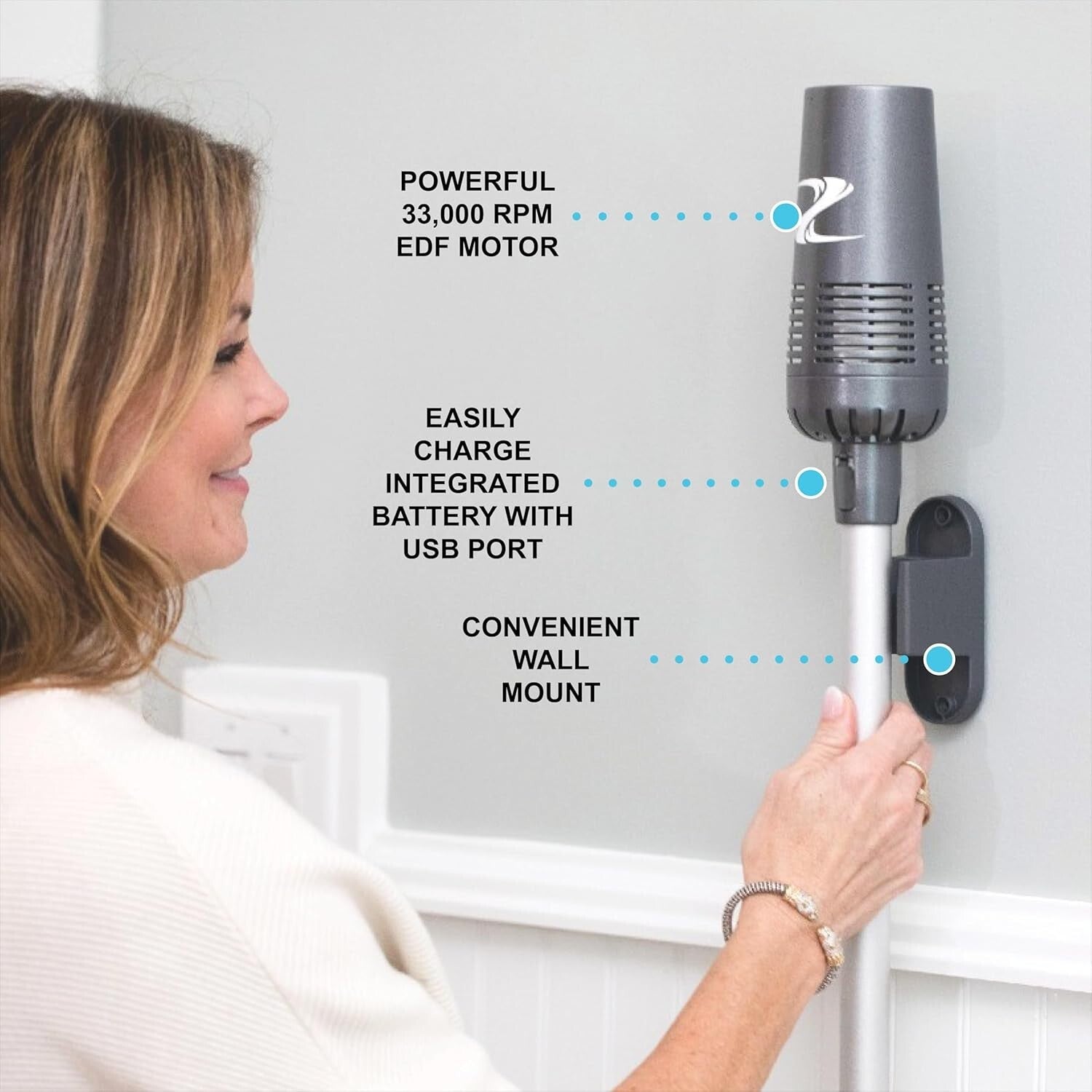 Compact Handheld Air Broom: Rechargeable, Lightweight, Perfect for All Surfaces