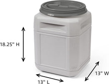 Load image into Gallery viewer, Versatile Airtight Pet Food Storage Container - 10 Gal Capacity with Scoop