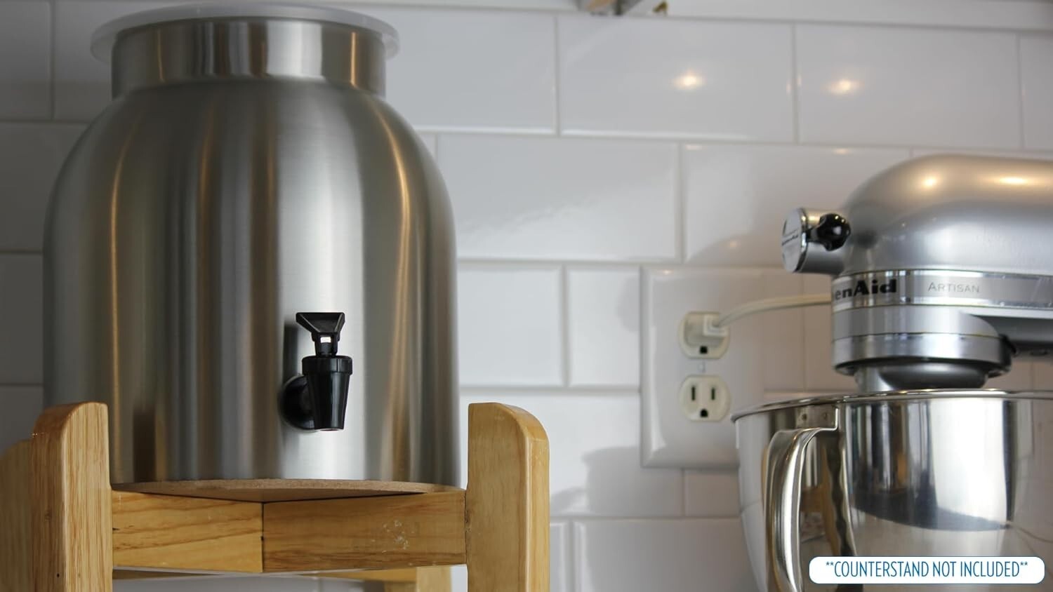 Elegant 2.2 Gallon Stainless Steel Water Dispenser - Eco-Friendly Design