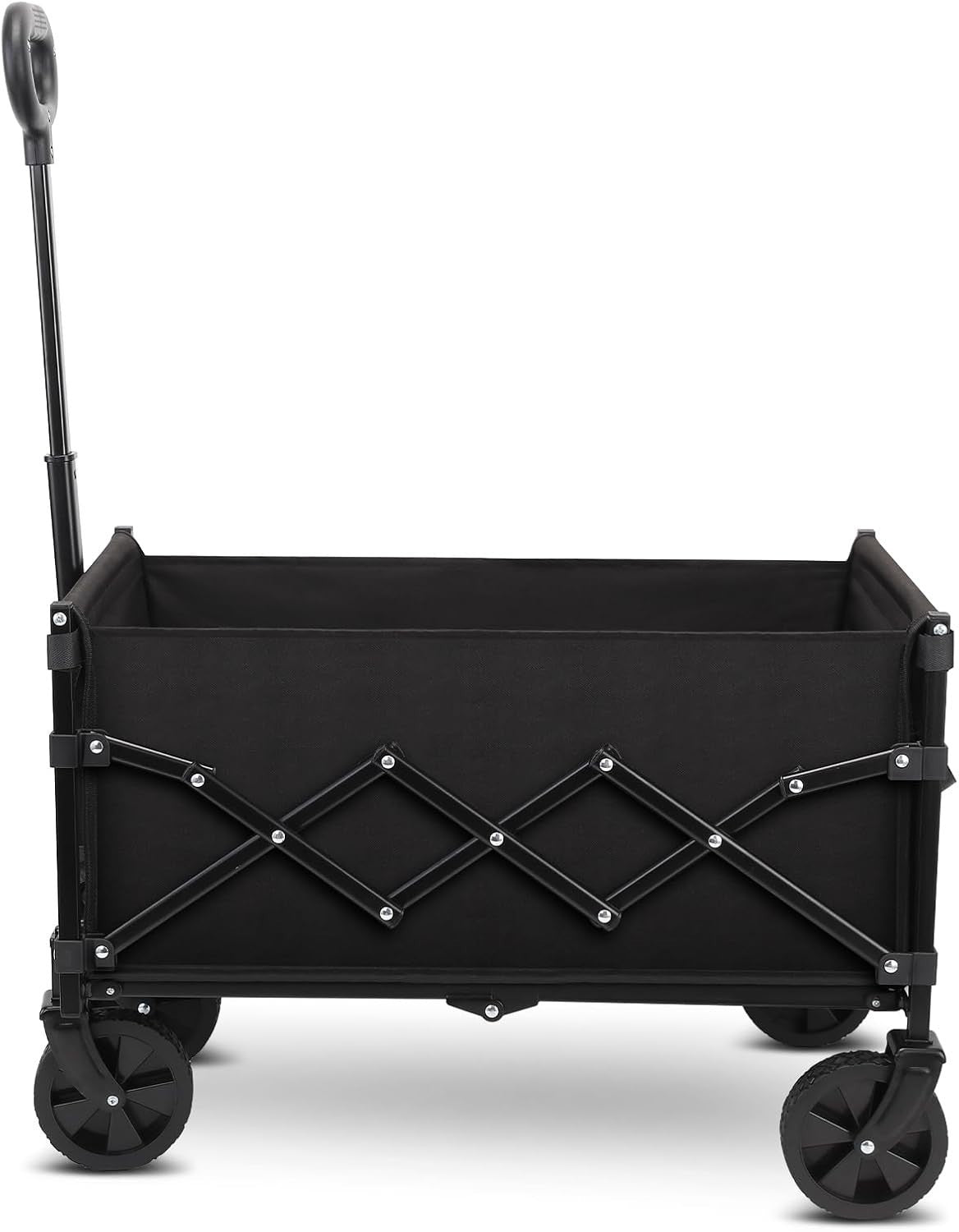Effortless Transport Folding Wagon Cart - Perfect for Outdoor Activities
