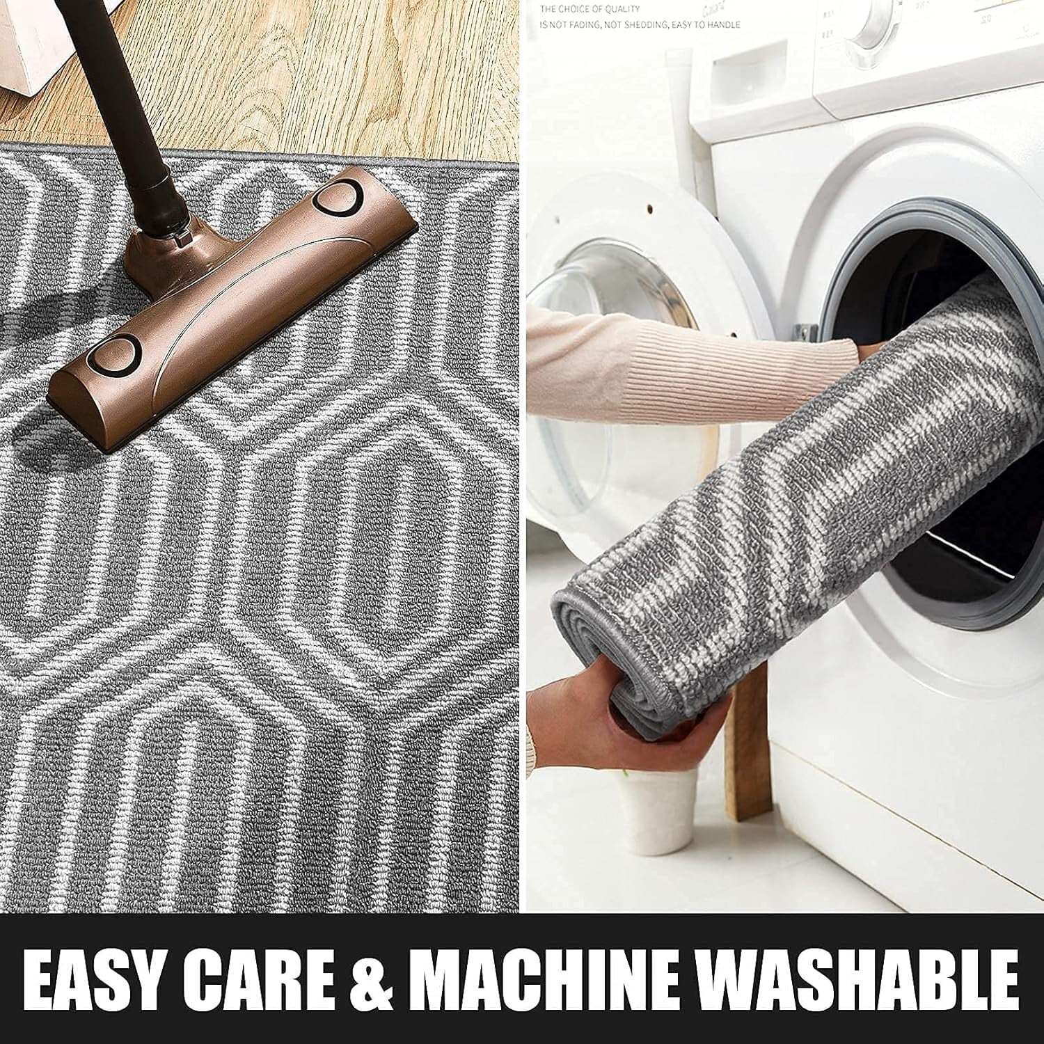 Durable Machine Washable 36"x59" Entrance Mat - Perfect for High Traffic Areas