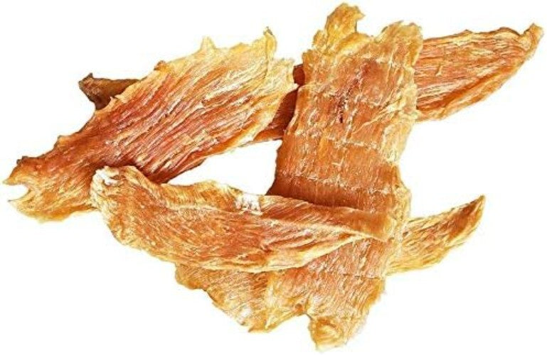 All-Natural Chicken Jerky Dog Treats - High Protein, 2 LB Resealable Bag
