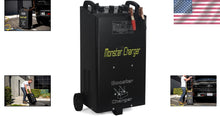 Load image into Gallery viewer, Advanced Stark 55 Amp Battery Charger with Wheels and Safety Features for Trucks