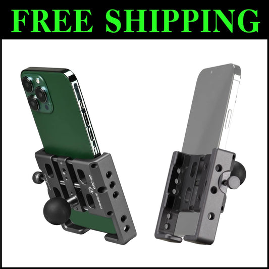 1'' Ball Aluminum Phone Holder for Motorcycles & Bikes - Universally Compatible