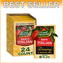 Load image into Gallery viewer, Authentic Zesty Italian Salad Dressing Mix - 24 Packets for Everyday Cooking