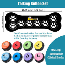 Load image into Gallery viewer, Interactive Dog Communication Button Starter Pack - 8 Colors with Scene Stickers