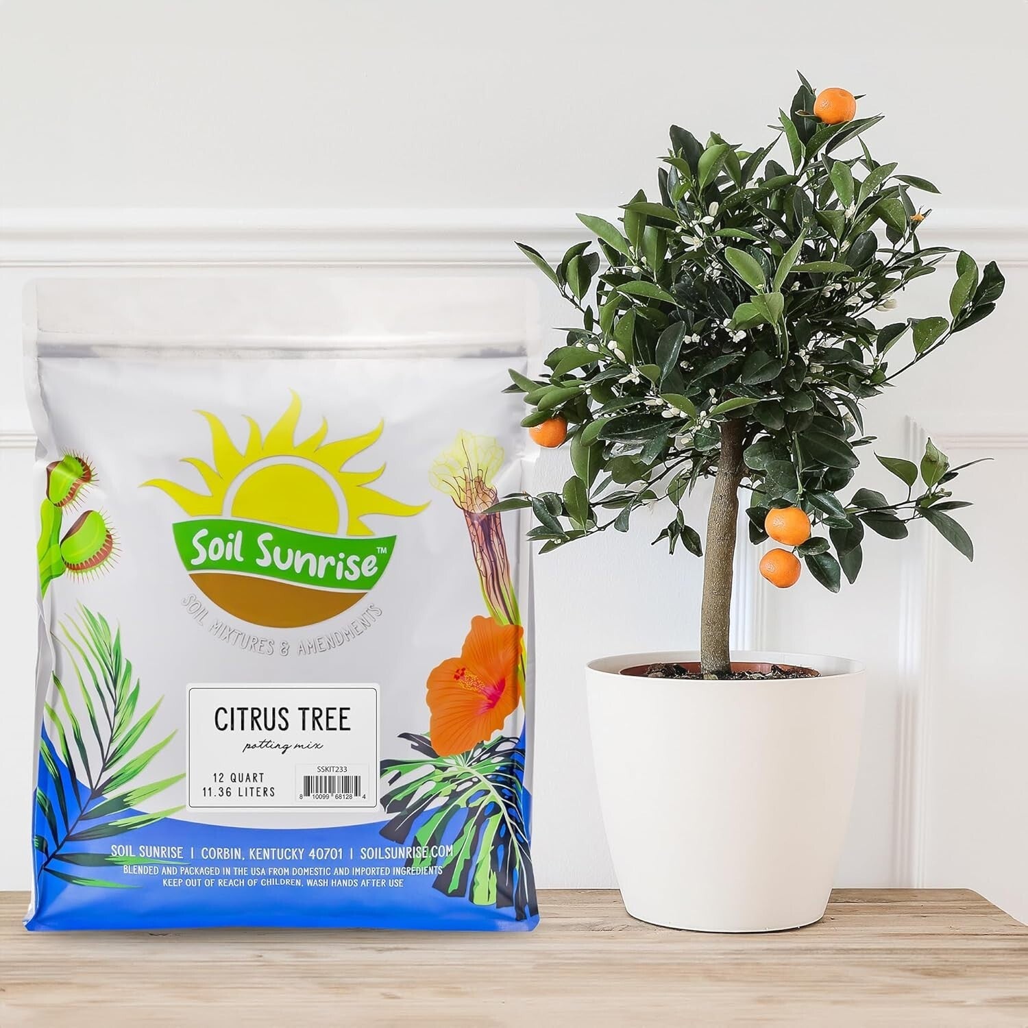 Organic 30qt Potting Soil for Citrus Trees – Ideal for Indoor and Outdoor Use
