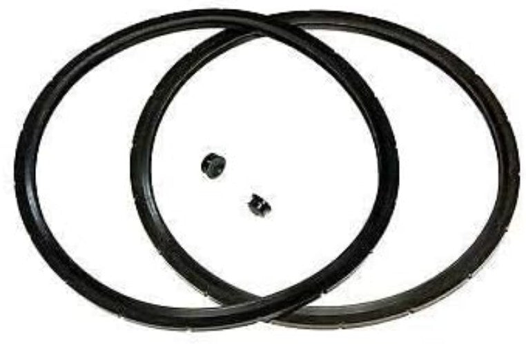 Durable 2-Pack Pressure Cooker Sealing Rings with Over Pressure Plug Included