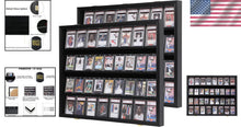 Load image into Gallery viewer, 36 Graded Sports Card Display Frames - UV-Protected and Sturdy Case 2 Pack