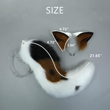 Load image into Gallery viewer, Lightweight Adjustable Animal Tail and Ears - Ideal for Festivals and Parties