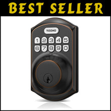 Load image into Gallery viewer, Smart Keyless Entry Deadbolt Lock with Keypad - Easy Install - Oil Rubbed Bronze