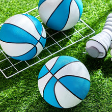 Load image into Gallery viewer, 7-Inch Waterproof Blue Rubber Basketballs - Ideal for Pool &amp; Lake Parties