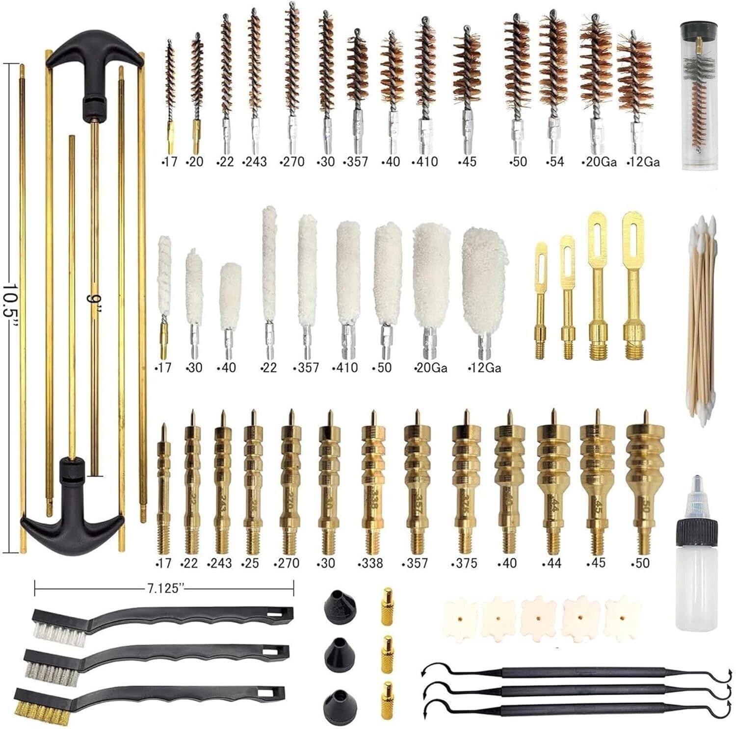 .223 Rifle Cleaning Kit - Over 120 Quality Tools for Efficient Gun Maintenance