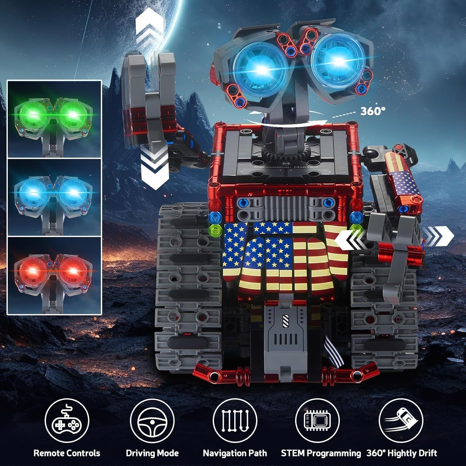 Engaging STEM Building Toys: 4-in-1 Remote-Controlled Designs for Ages 6-12