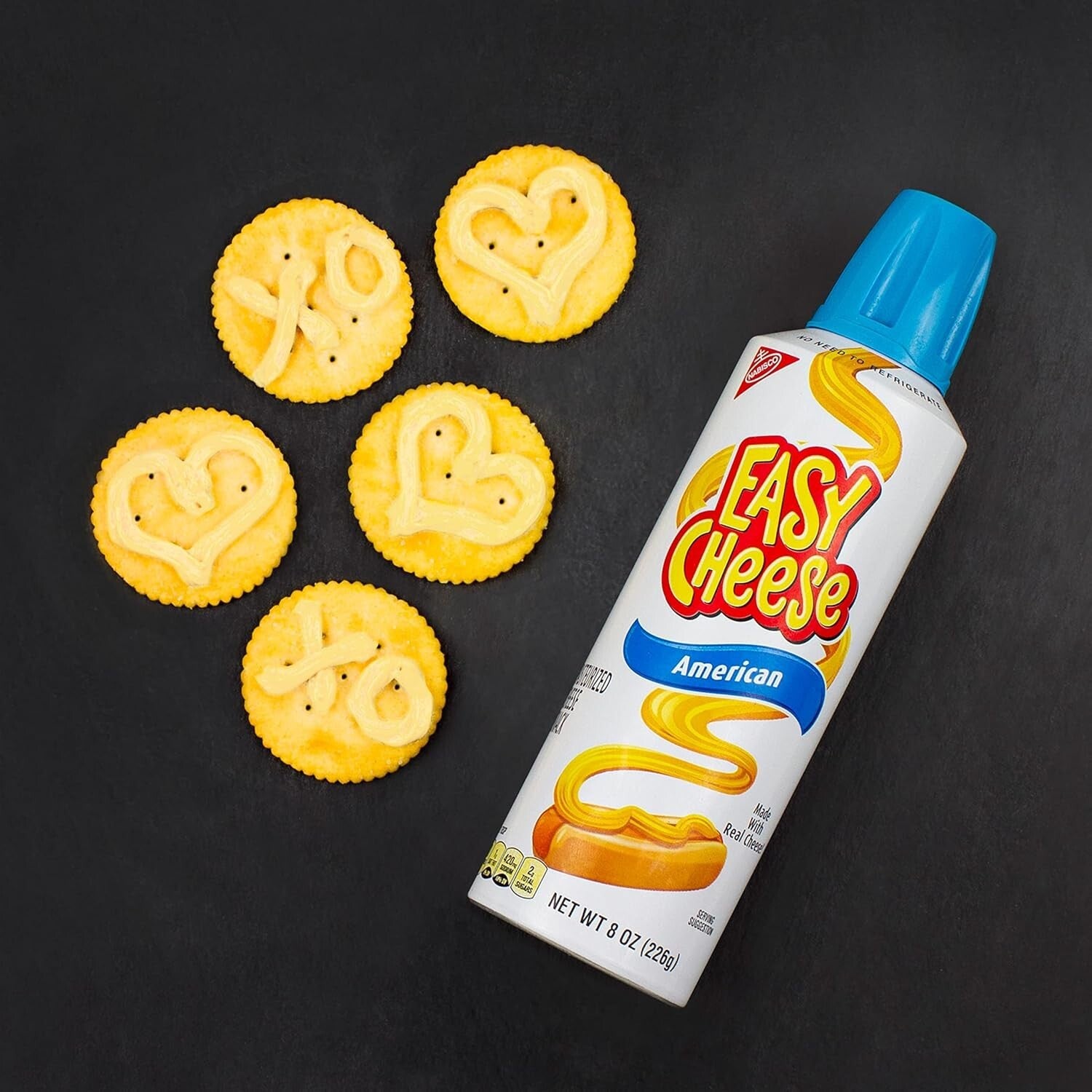 Bulk 12-Pack of Fun and Spreadable American Cheese Spray - Kids & Adults Loved