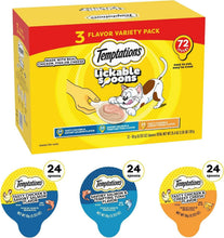 Load image into Gallery viewer, Variety Pack Lickable Cat Treats - Creamy Spoon Sizes - 10 Grams Each, 72 Count