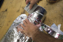 Load image into Gallery viewer, UL 181B-FX Silver Butyl Foil HVAC Tape - 3" x 33.3 Yards for Indoor/Outdoor