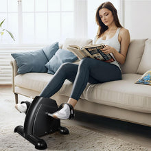 Load image into Gallery viewer, Portable Under Desk Bike Pedal Exerciser with Adjustable Resistance &amp; LCD Screen