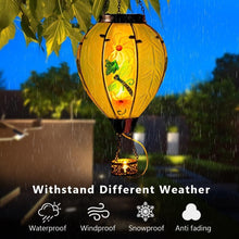 Load image into Gallery viewer, Colorful Solar Hot Air Balloon Garden Light with Flame for Magical Ambiance