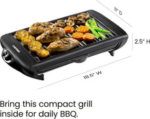 Load image into Gallery viewer, Powerful 1220W Indoor Smokeless Grill with Adjustable Settings - Year-Round BBQ