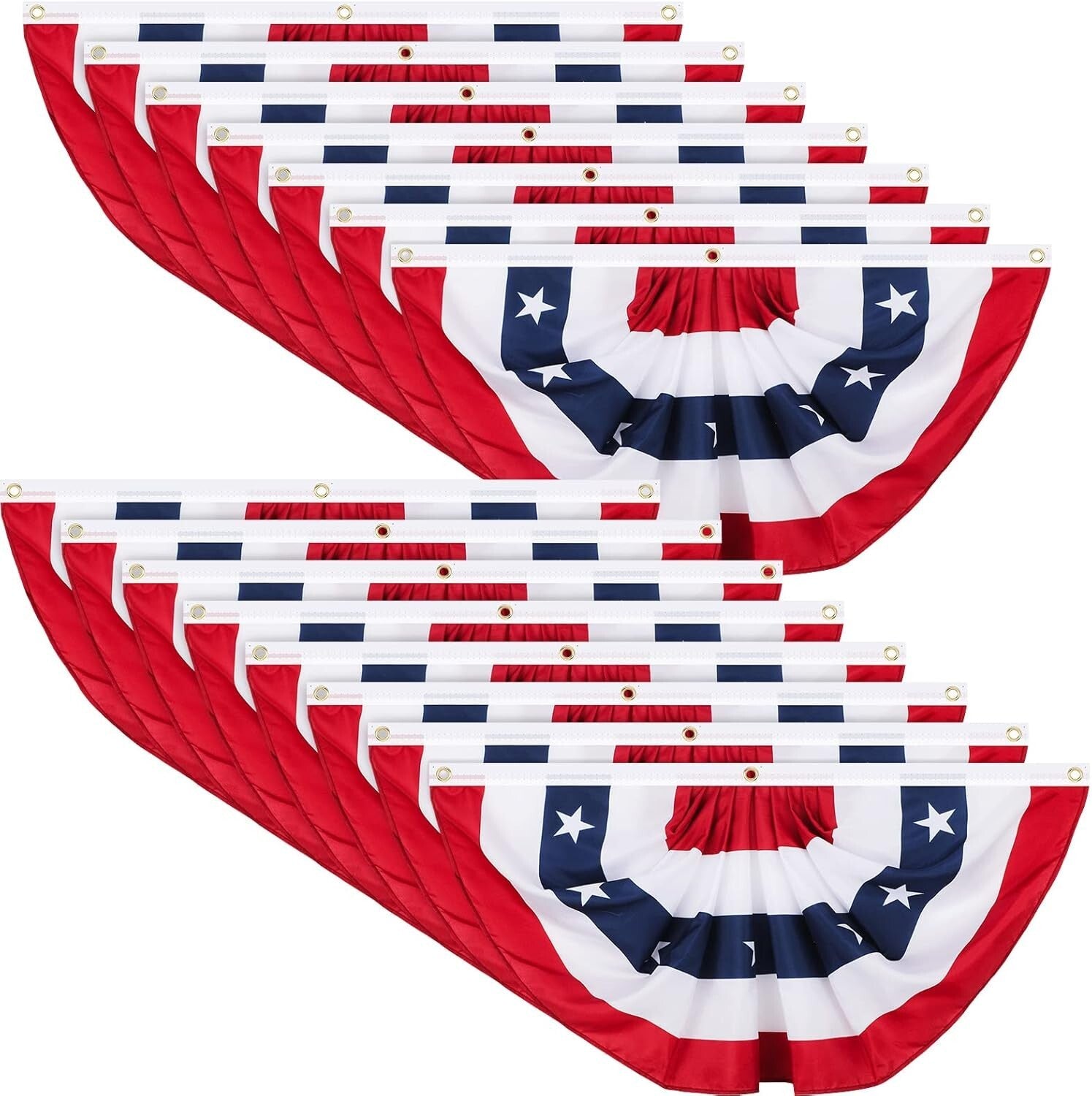 Beautiful Stars and Stripes Party Bunting - Essential for Patriotic Celebrations